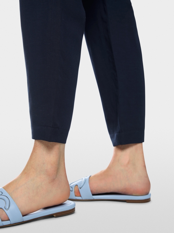 RHODOS viscose-linen jogging trousers