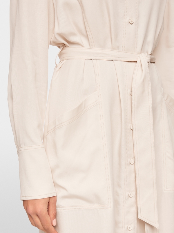 Robe chemisier longue « Rethink Together »