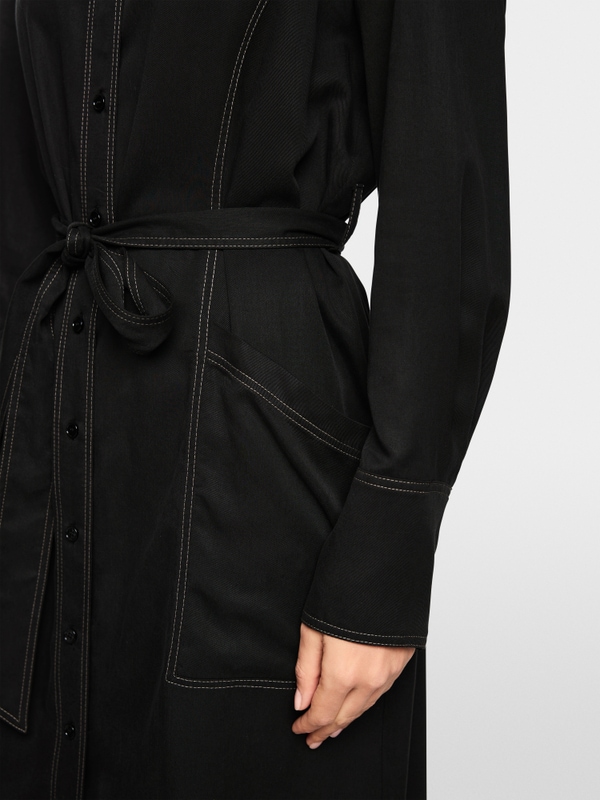 Robe chemisier longue «Rethink Together»