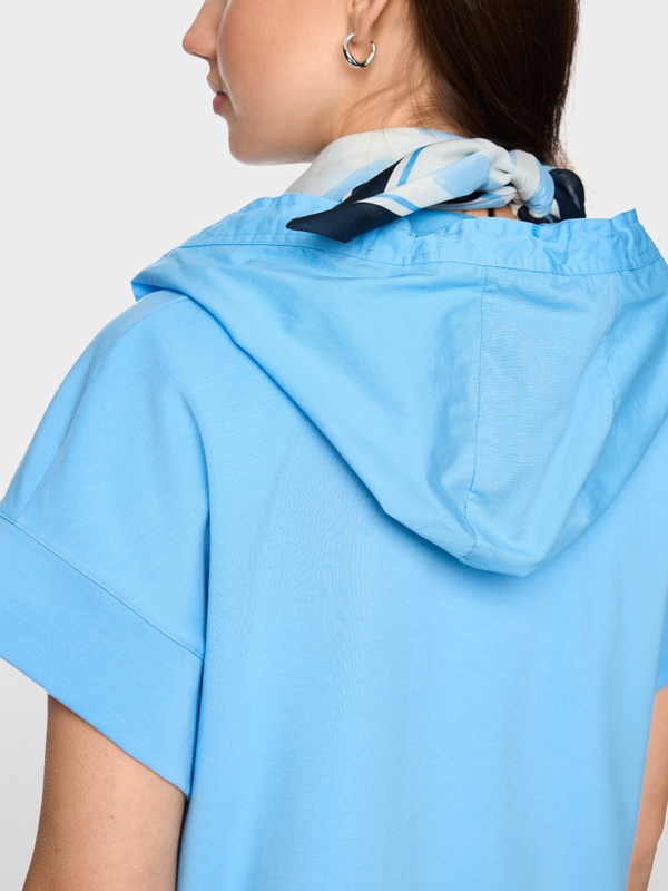 Robe chemise à capuche