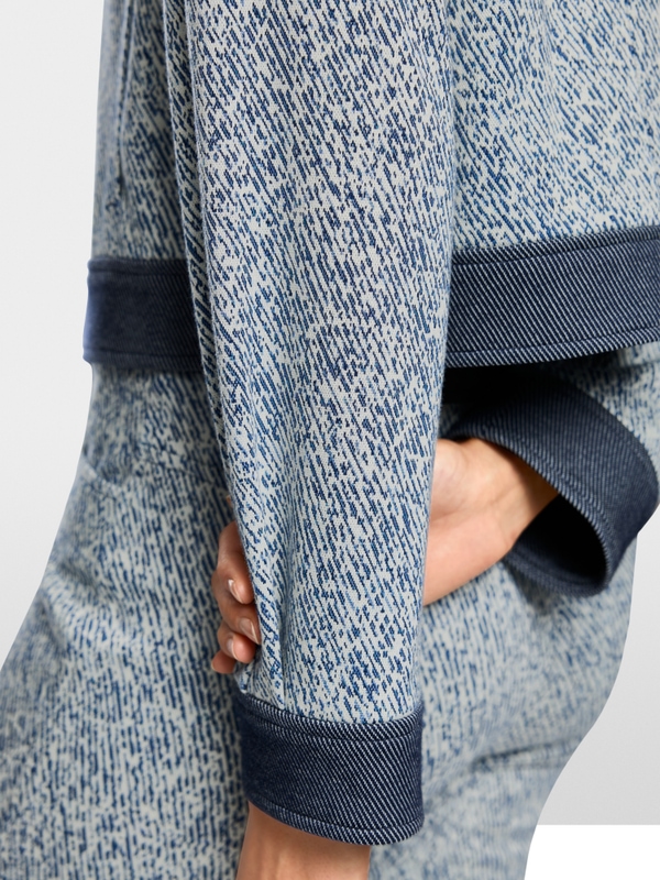 Short jacquard jacket