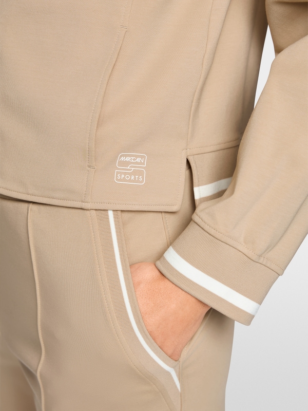 Sporty blazer with striped details