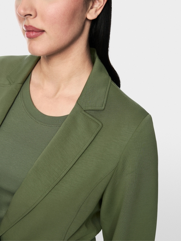 Blazer in scuba jersey