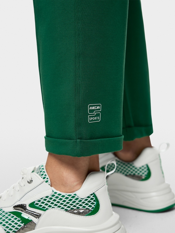 FRIA pull-on trousers in cotton blend