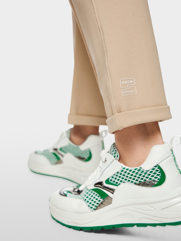 FRIA pull-on trousers in cotton blend