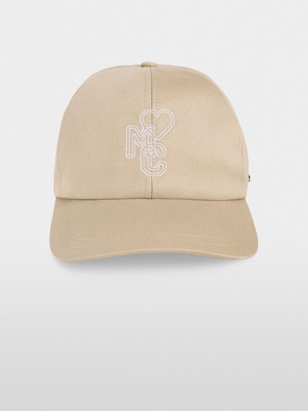 Cotton cap with embroidery