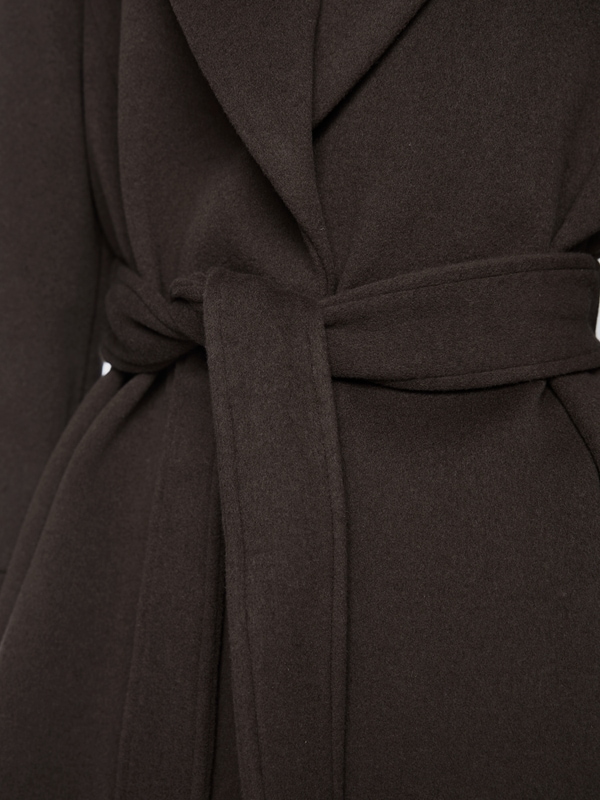 Manteau en laine vierge et cachemire