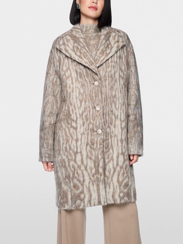 ‘Knitted in Germany’ ozelot coat