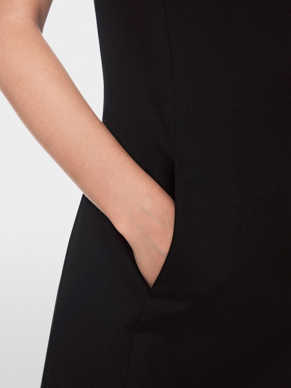Stretch viscose mini dress