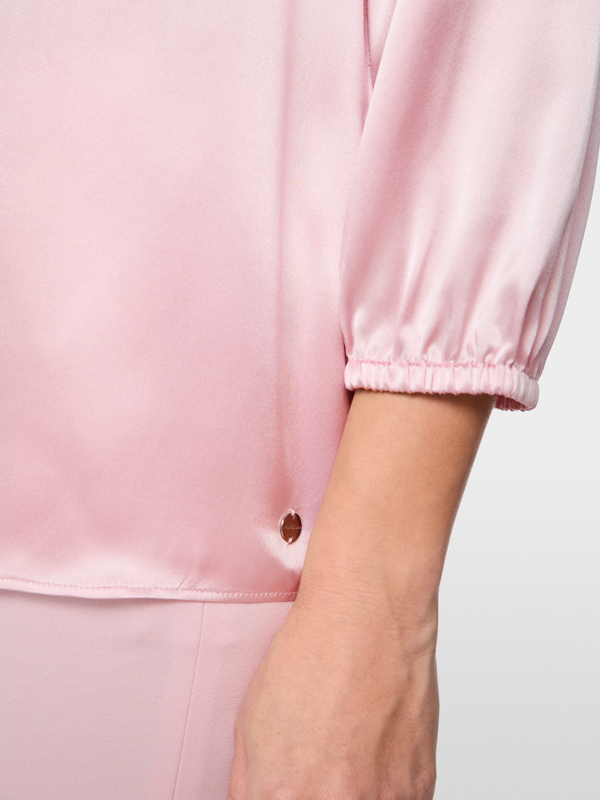 Silk blouse with 3/4 sleeves