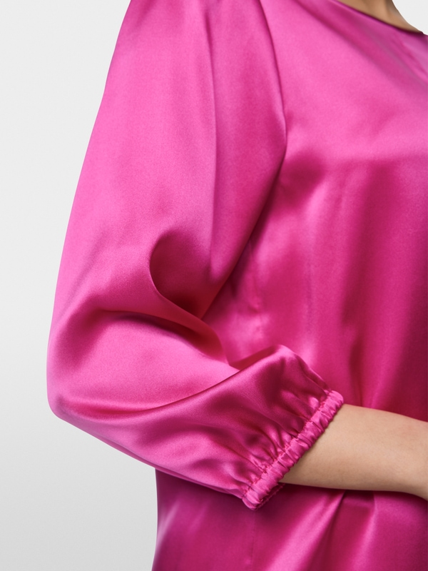 Silk blouse with 3/4 sleeves