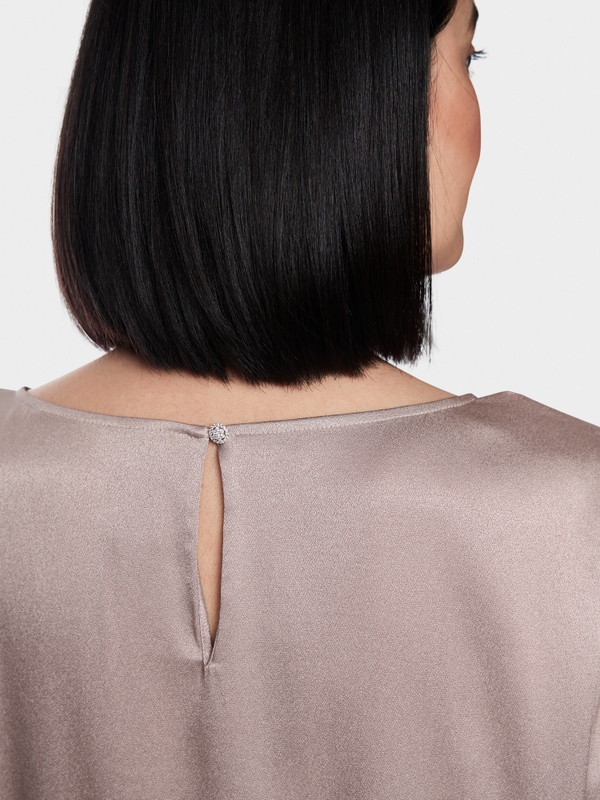 Flowing silk blouse
