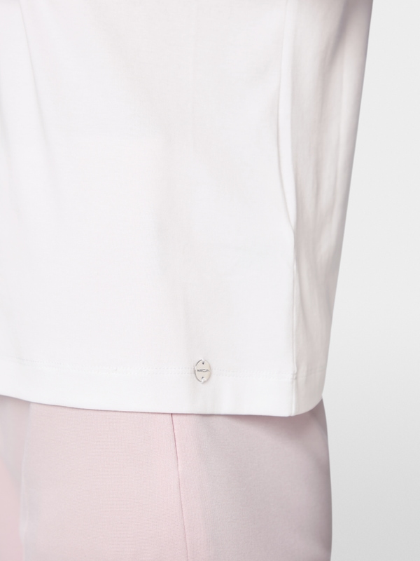 Stretch cotton polo shirt