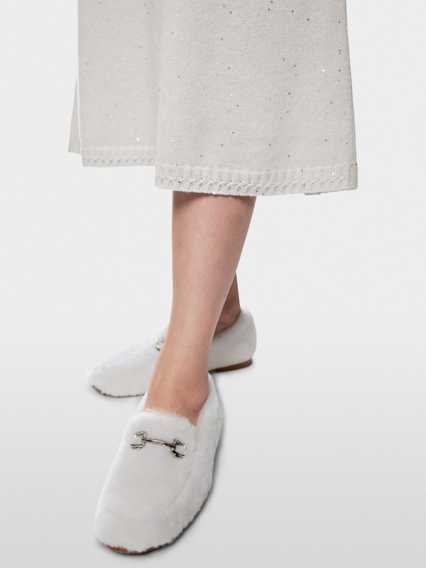 ‘Knitted in Germany’ sequin skirt