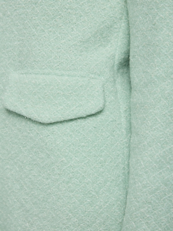 “Knitted in Germany”wool blend coat