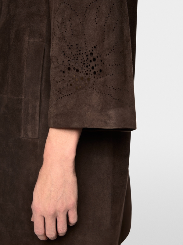 Suede coat