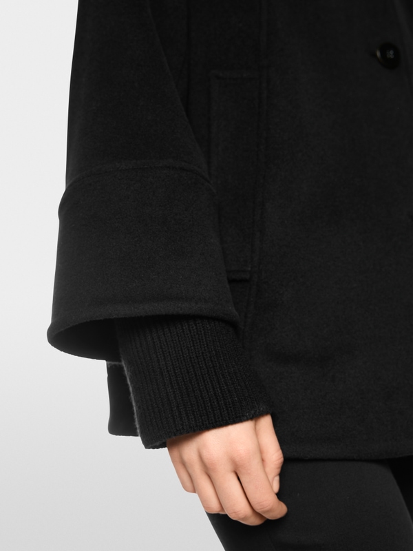 Veste d'extérieur à col montant