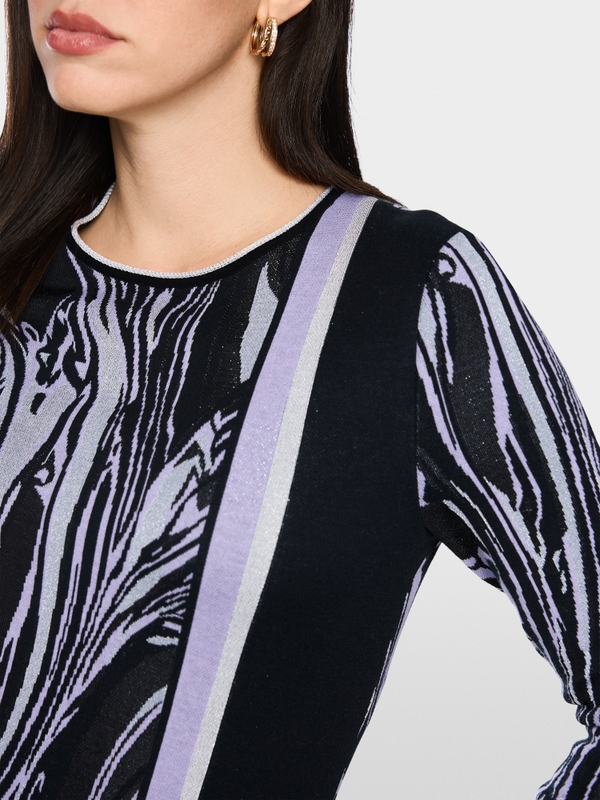 Robe longue en maille tricotée en Allema