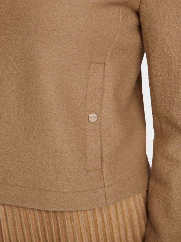 ‘Knitted in Germany’ short wool jacket