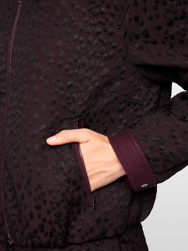 Veste à motif texturé