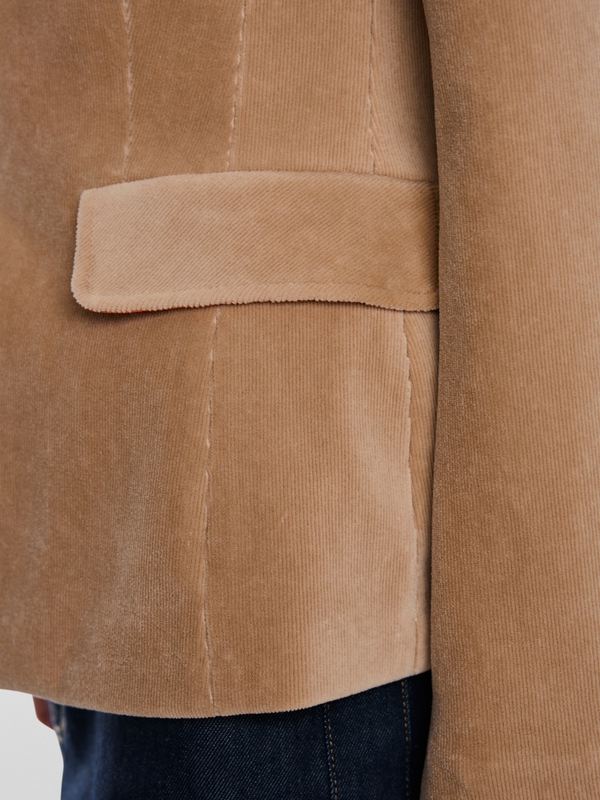 Soft fine corduroy blazer
