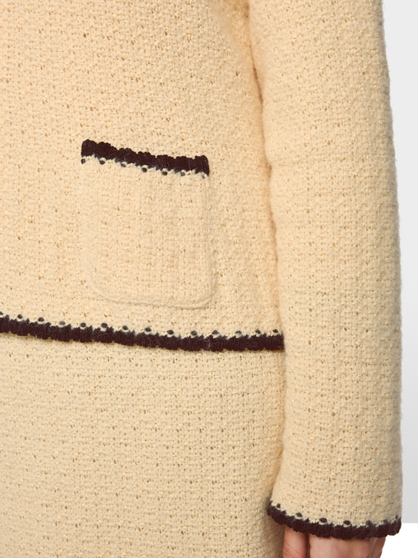 “Knitted in Germany” coutoure cardigan