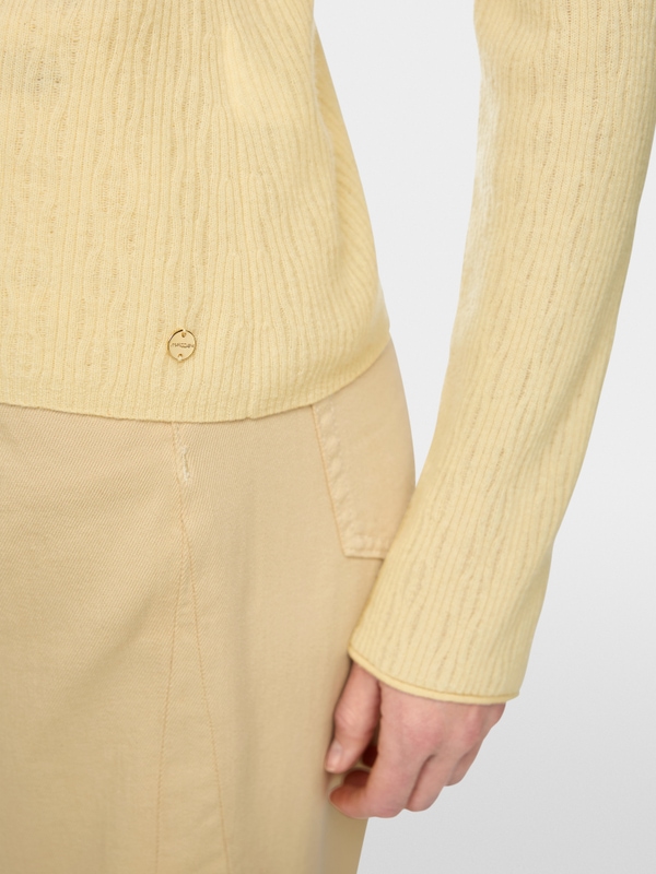 Pull en mélange laine vierge et cachemire