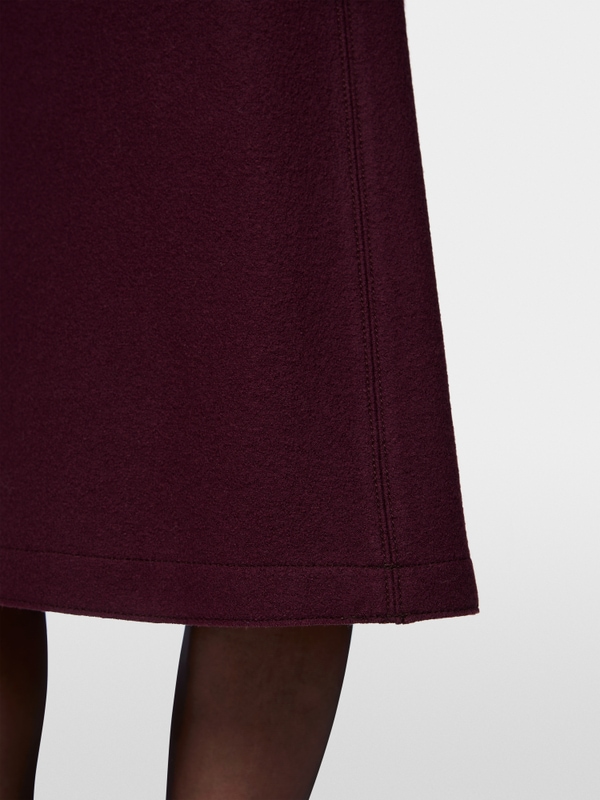 ‘Knitted in Germany’ boiled wool skirt