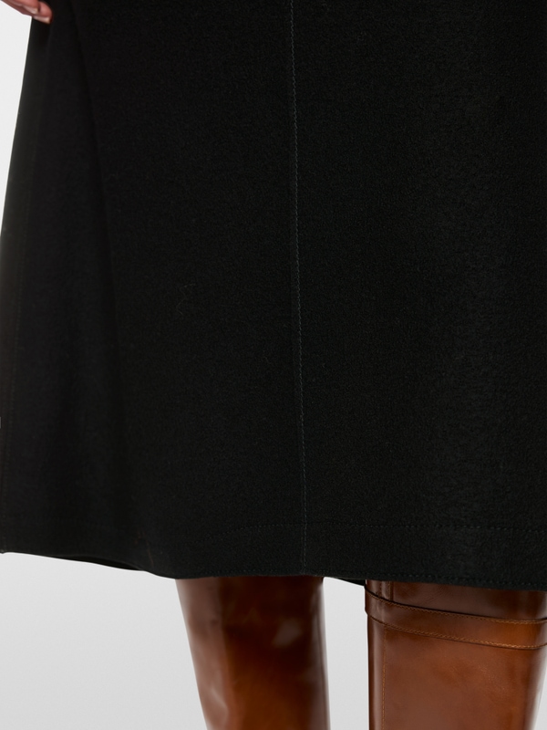 ‘Knitted in Germany’ boiled wool skirt