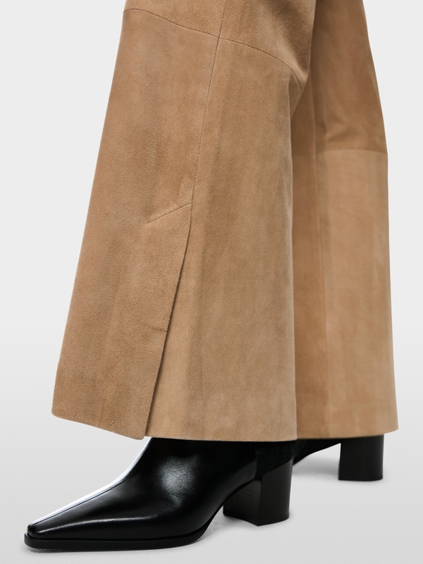 WARRI suede trousers