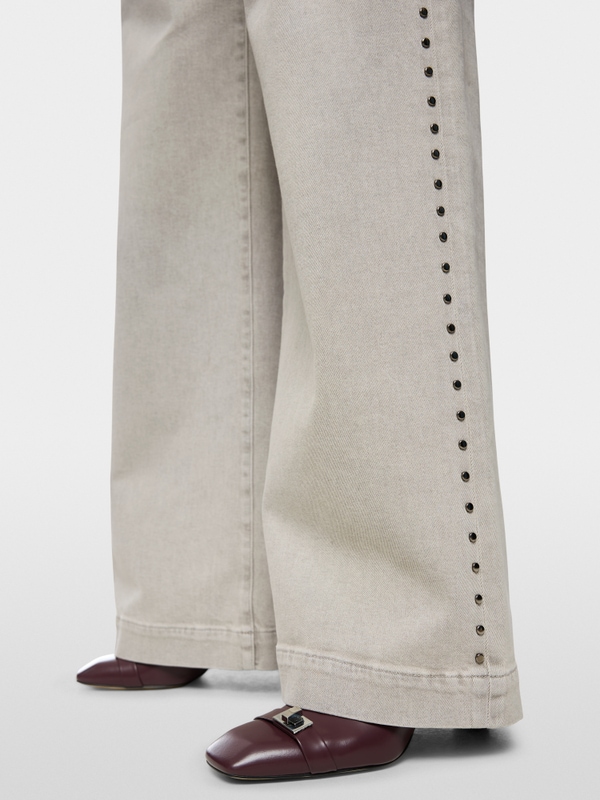 WARRI wide jeans with stud detailing