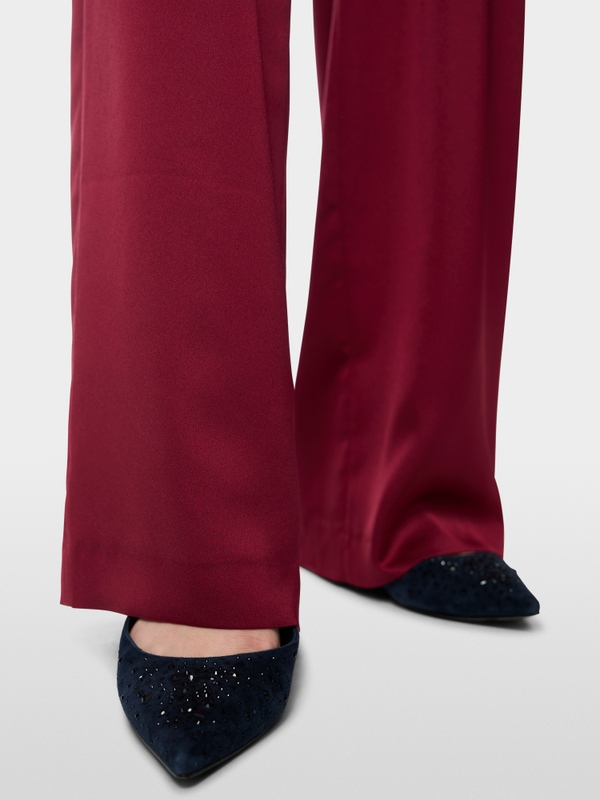 WEDI wide-cut pleated trousers