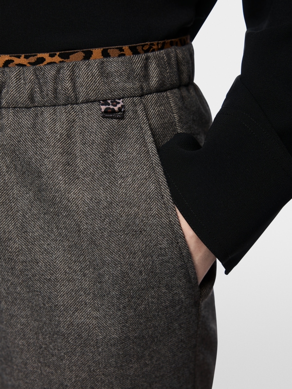 RHODOS relaxed fit pull-on trousers