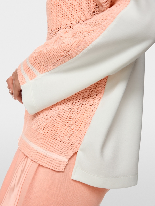 ‘Knitted in Germany’ V-neck jumper