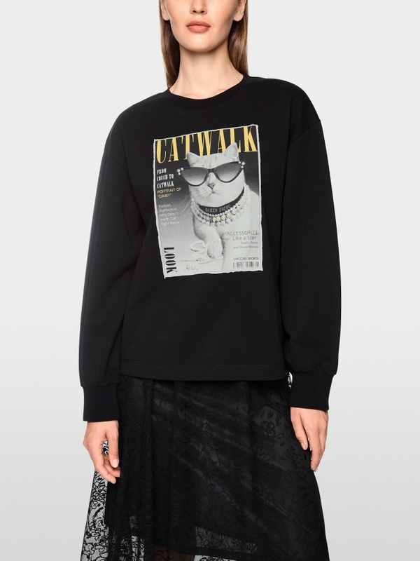 Sweatshirt with iconic print