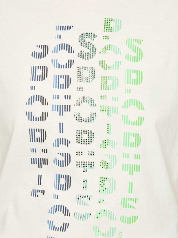 T-shirt en coton imprimé