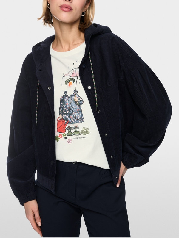 T-shirt imprimé d'un motif artistique