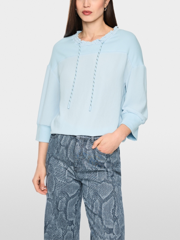 Loose-fit blouse shirt
