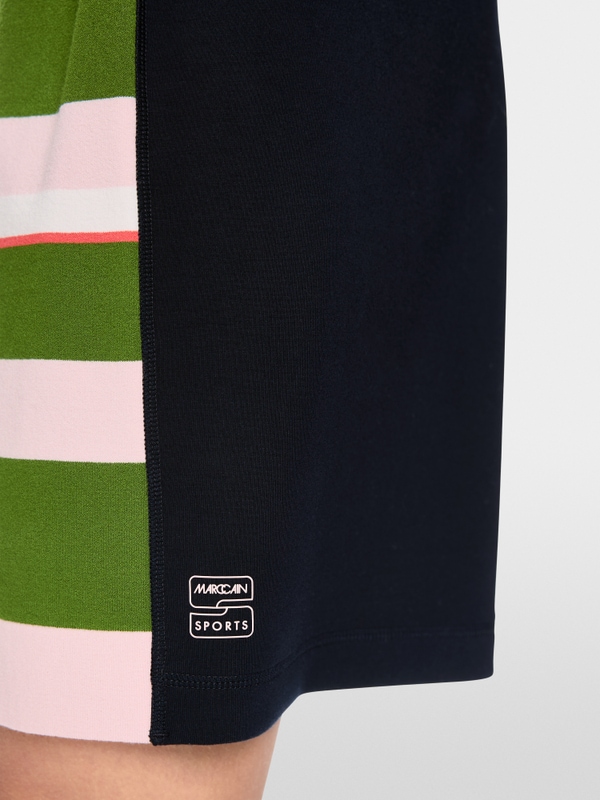‘Knitted in Germany’ striped skirt