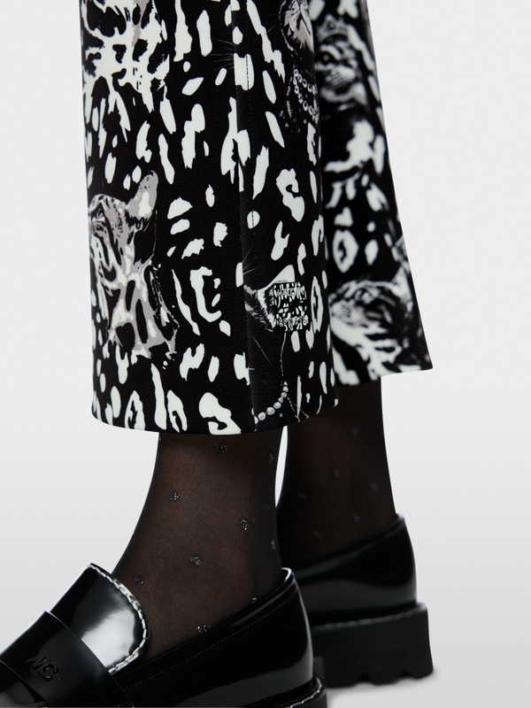 FREDERICA pull-on trousers with print