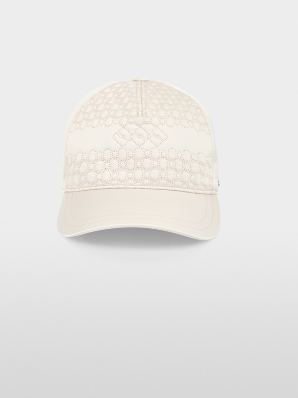 Casquette à visière avec surpiqûres