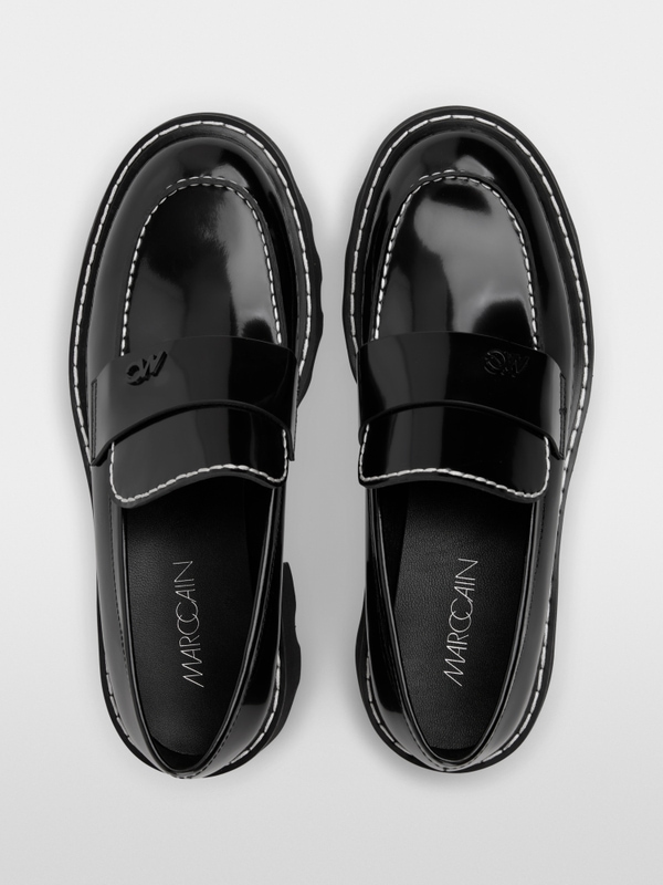 Loafers with chunky soles