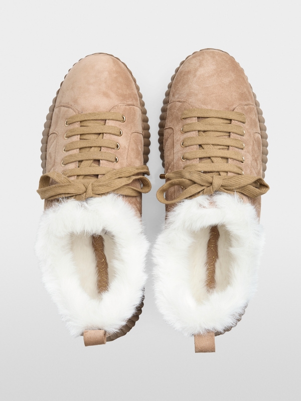Suede trainers