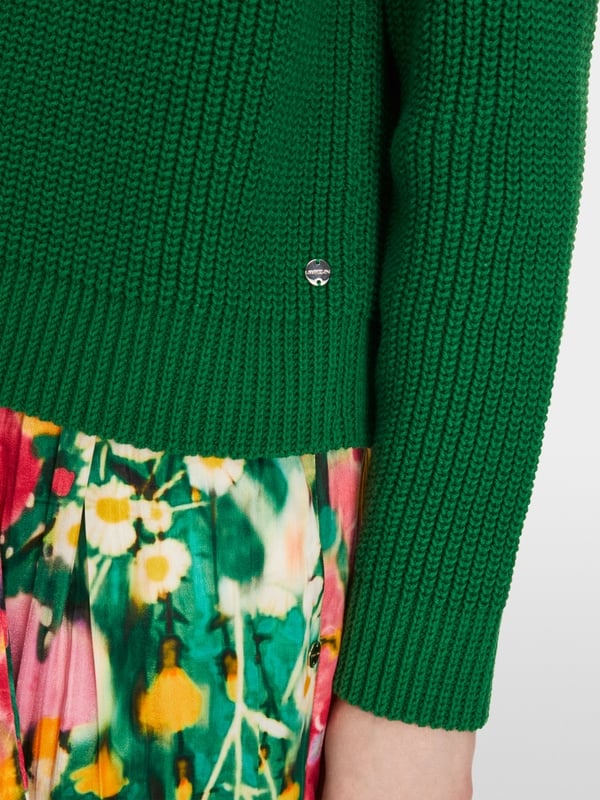 Rippen-Cardigan in Deutschland gestrickt