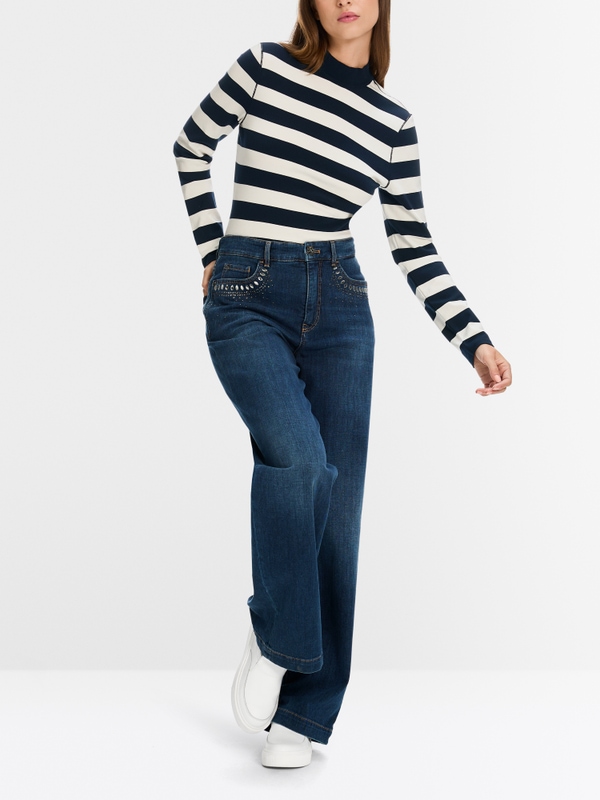 Sweater à rayures Knitted in Germany