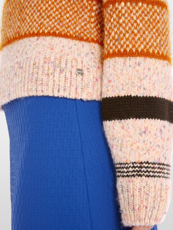 Streifen-Pullover Knitted in Germany