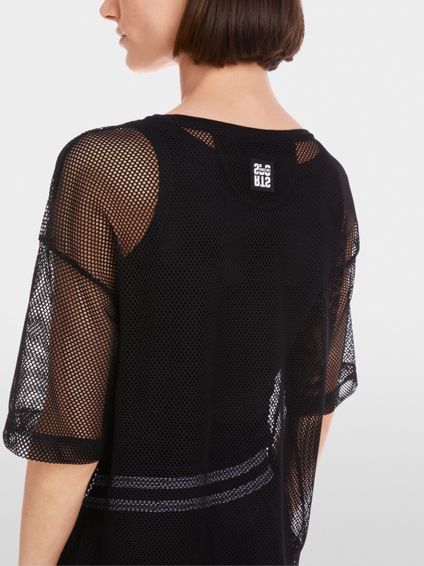 T-shirt en maille ajourée résille