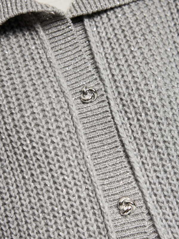 Lange gebreide mantel Knitted in Germany
