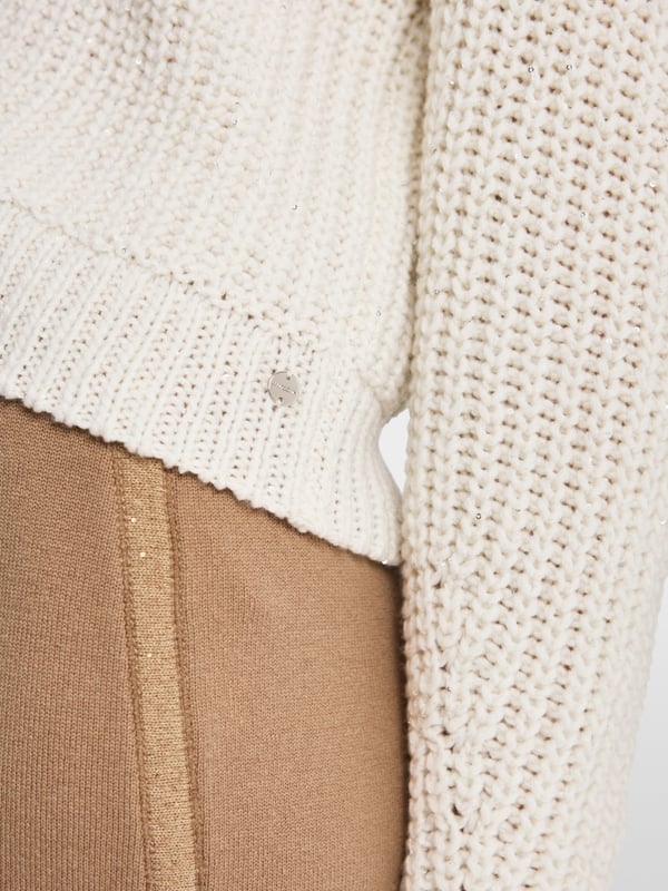 Schimmernder Pullover Knitted in Germany