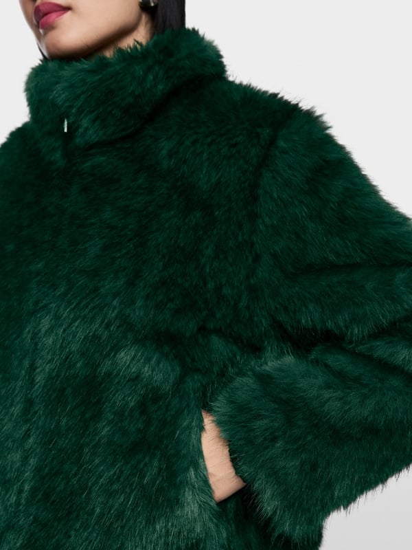 Cosy faux fur jacket